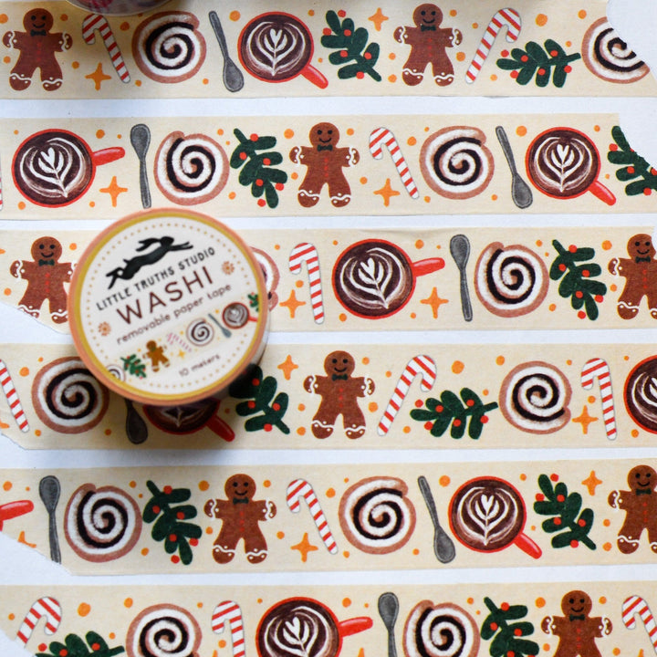 Christmas At The Coffee Shop Washi Tape Washi Tape Little Truths Studio 