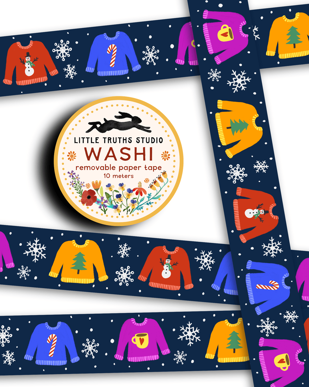 Christmas Sweaters Washi Tape Little Truths Studio 