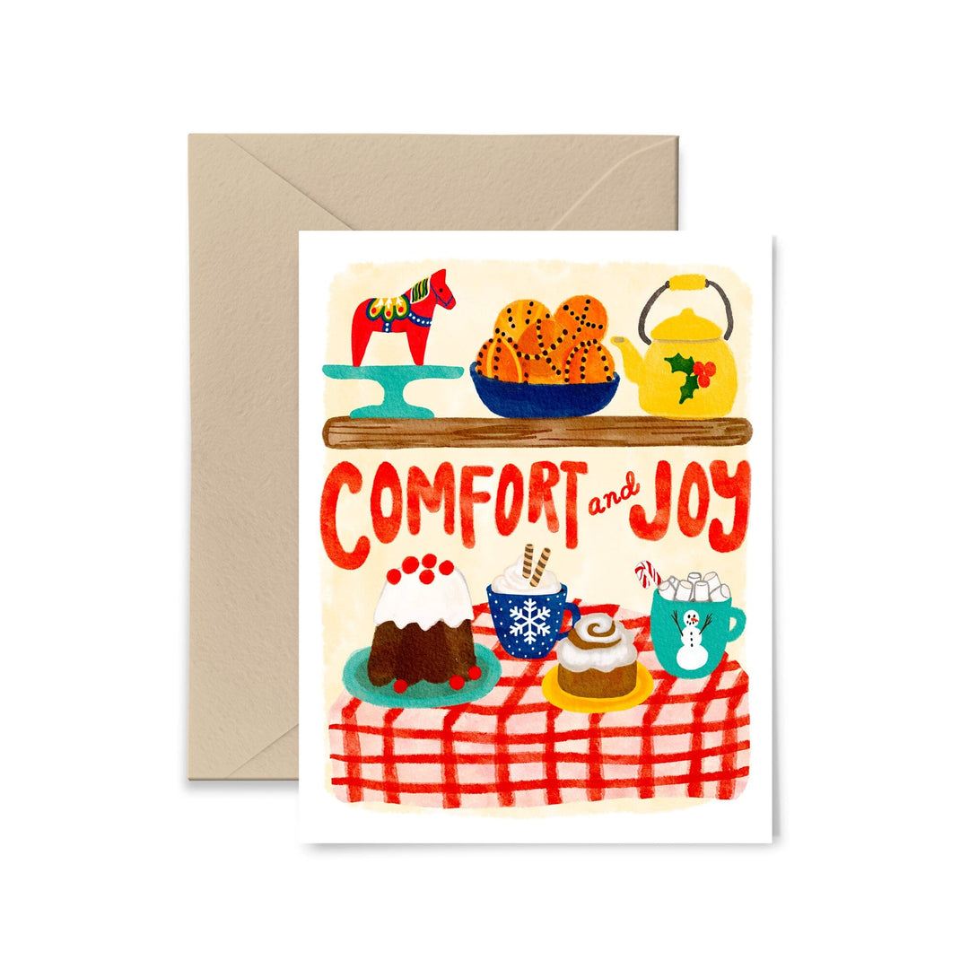 Comfort and Joy Card Greeting Card Little Truths Studio 