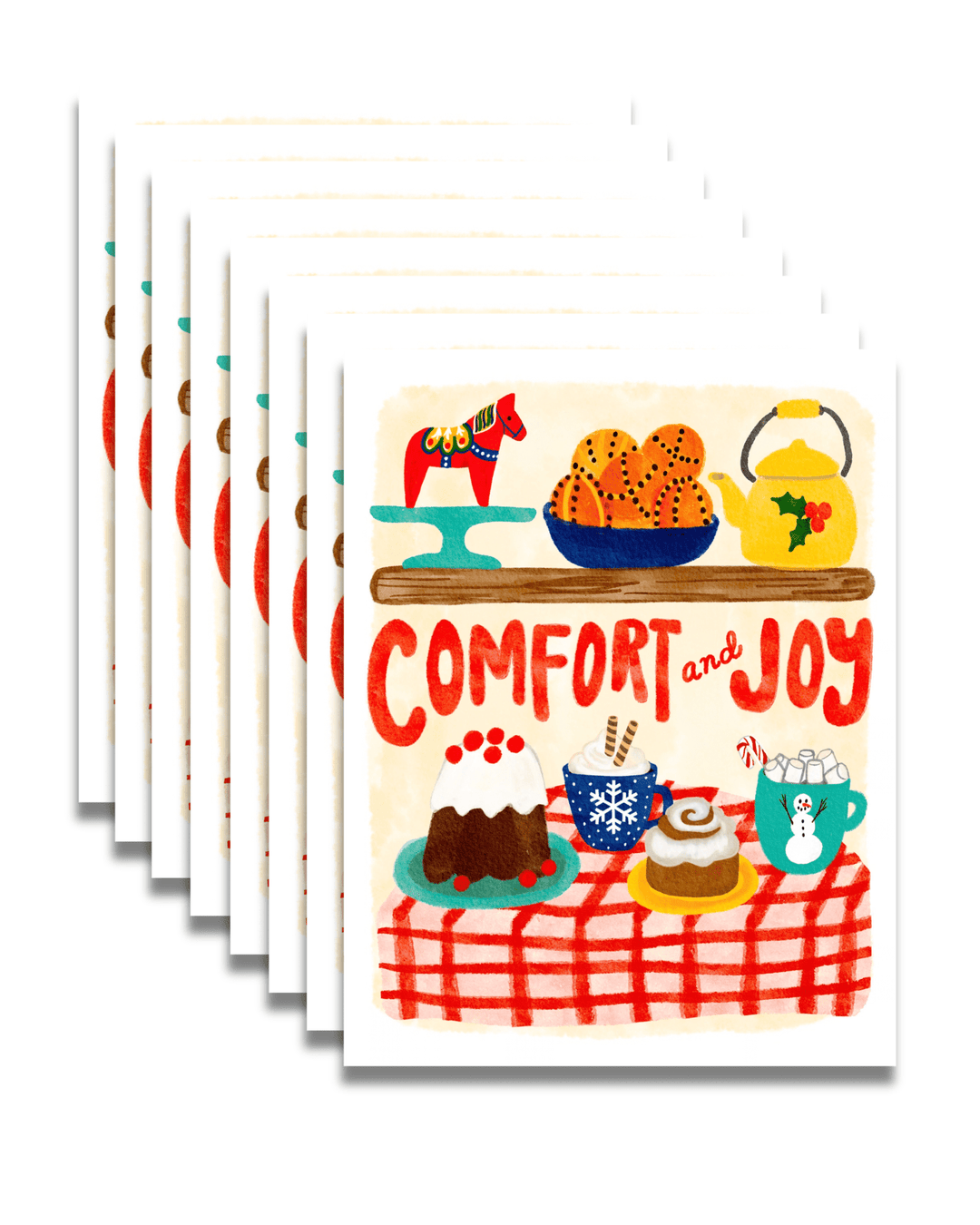 Comfort and Joy Card Set Greeting Card Set Little Truths Studio 