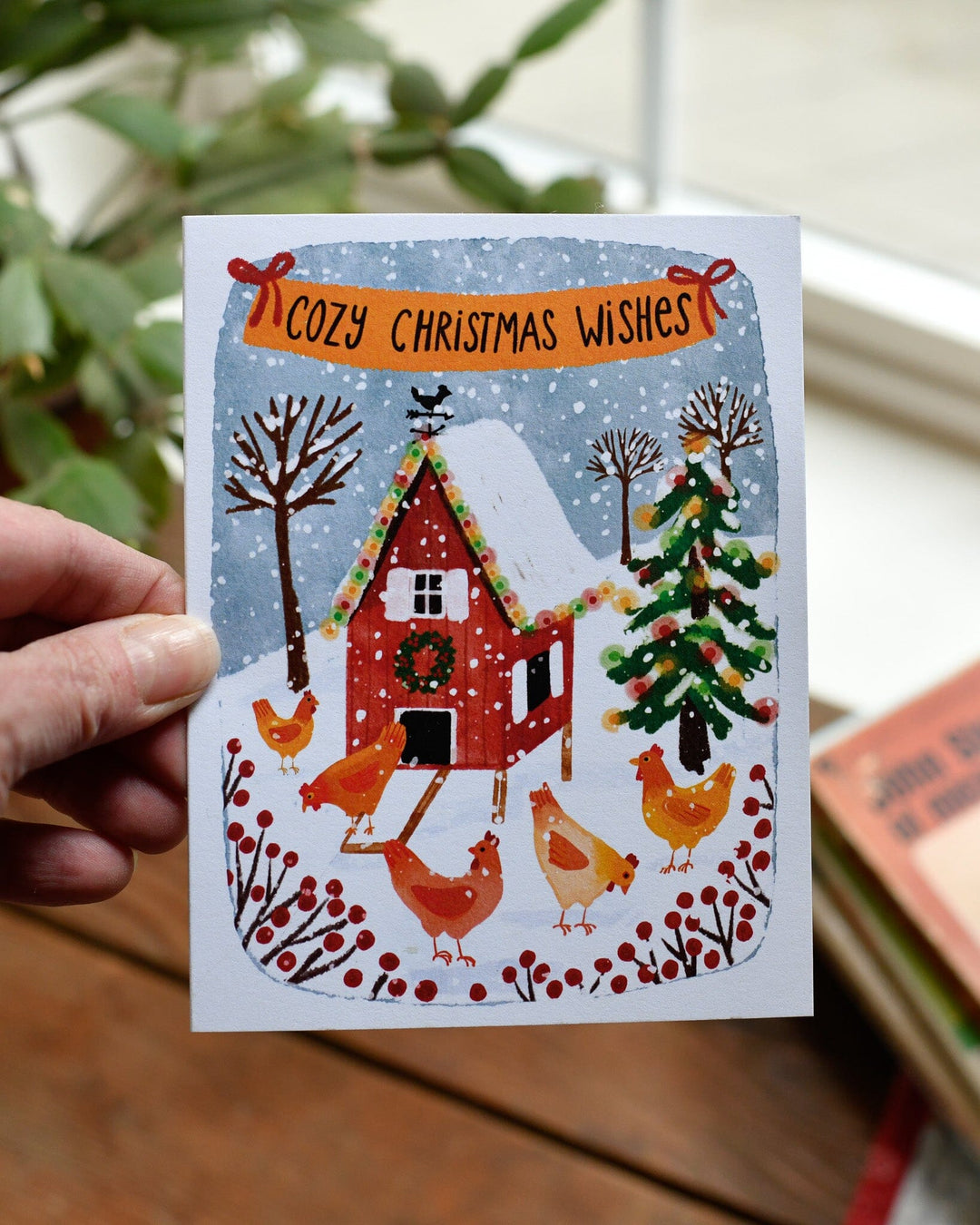Cozy Christmas Wishes Greeting Card Greeting Card Little Truths Studio 
