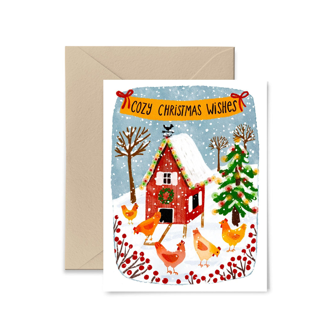 Cozy Christmas Wishes Greeting Card Greeting Card Little Truths Studio 
