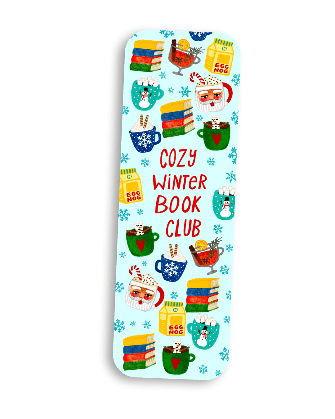 Cozy Winter Book Club Bookmark Bookmark Little Truths Studio 