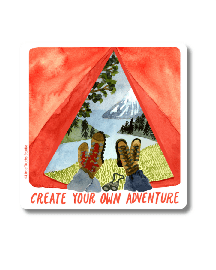 Create Your Own Adventure Sticker sticker Little Truths Studio 