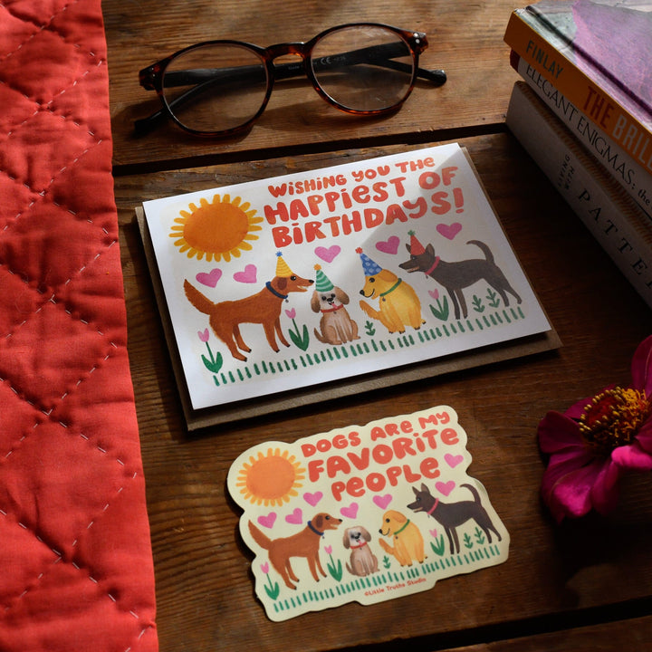 Distracted By Dogs And Books Bookmark Bookmark Little Truths Studio 