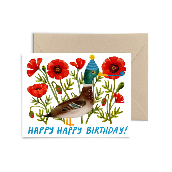 Duck Birthday Card Greeting Card Little Truths Studio 