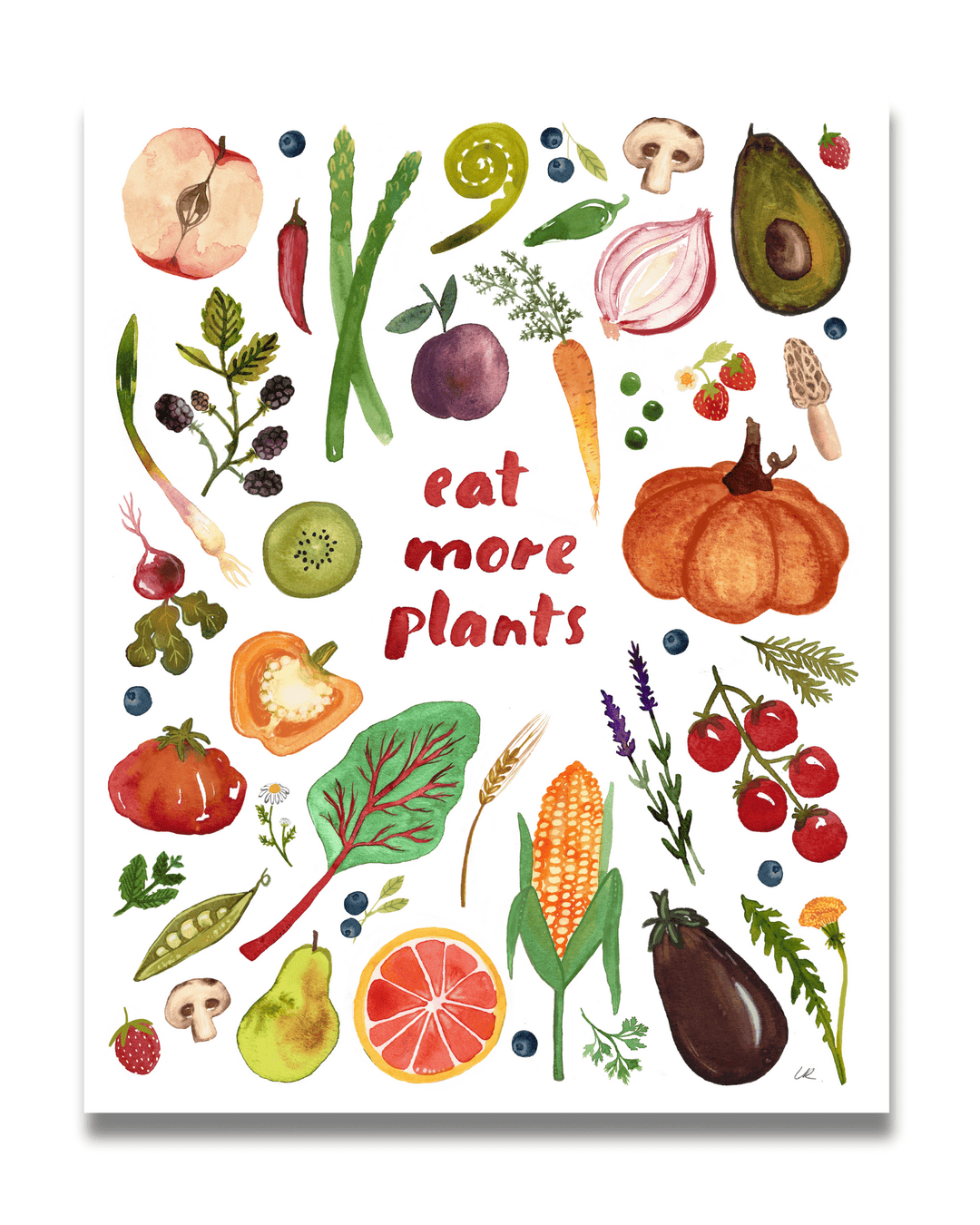 Eat More Plants 8.5 x 11 Art Prints Little Truths Studio 