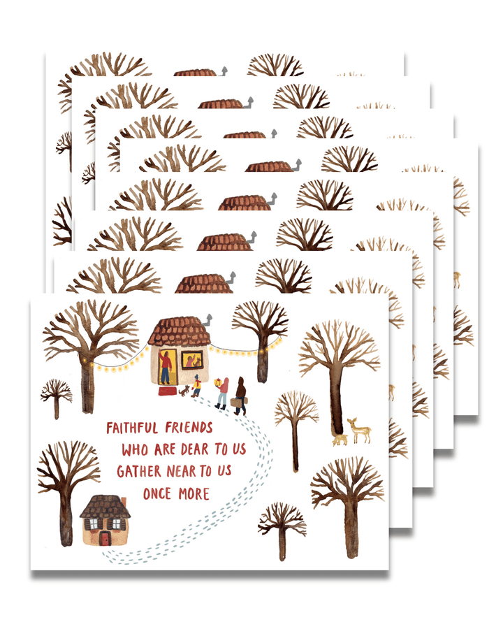 Faithful Friends Card Set Greeting Card Set Little Truths Studio 