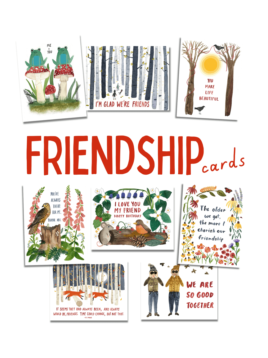 Friendship Card Bundle Greeting Card Little Truths Studio 