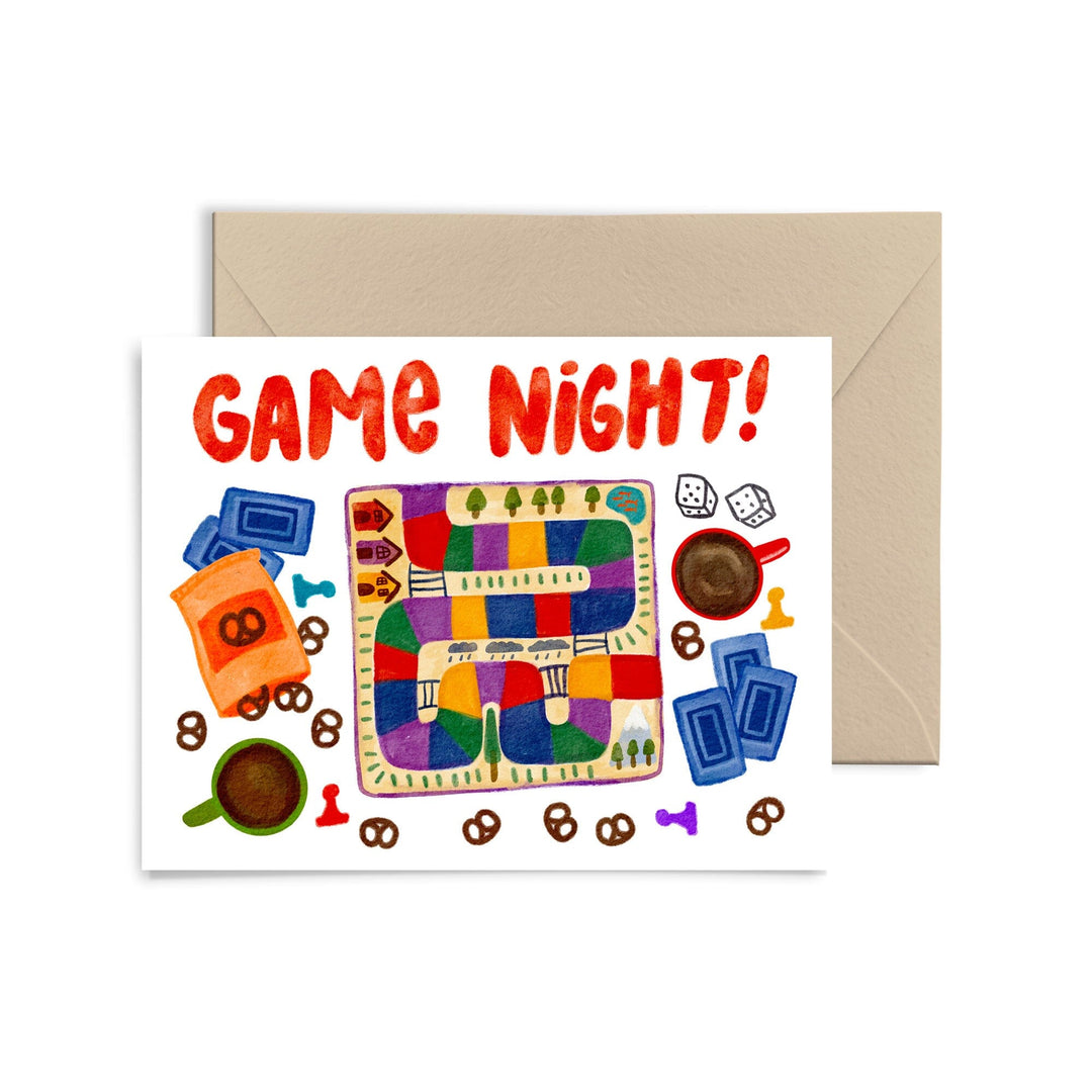 Game Night Card Greeting Card Little Truths Studio 