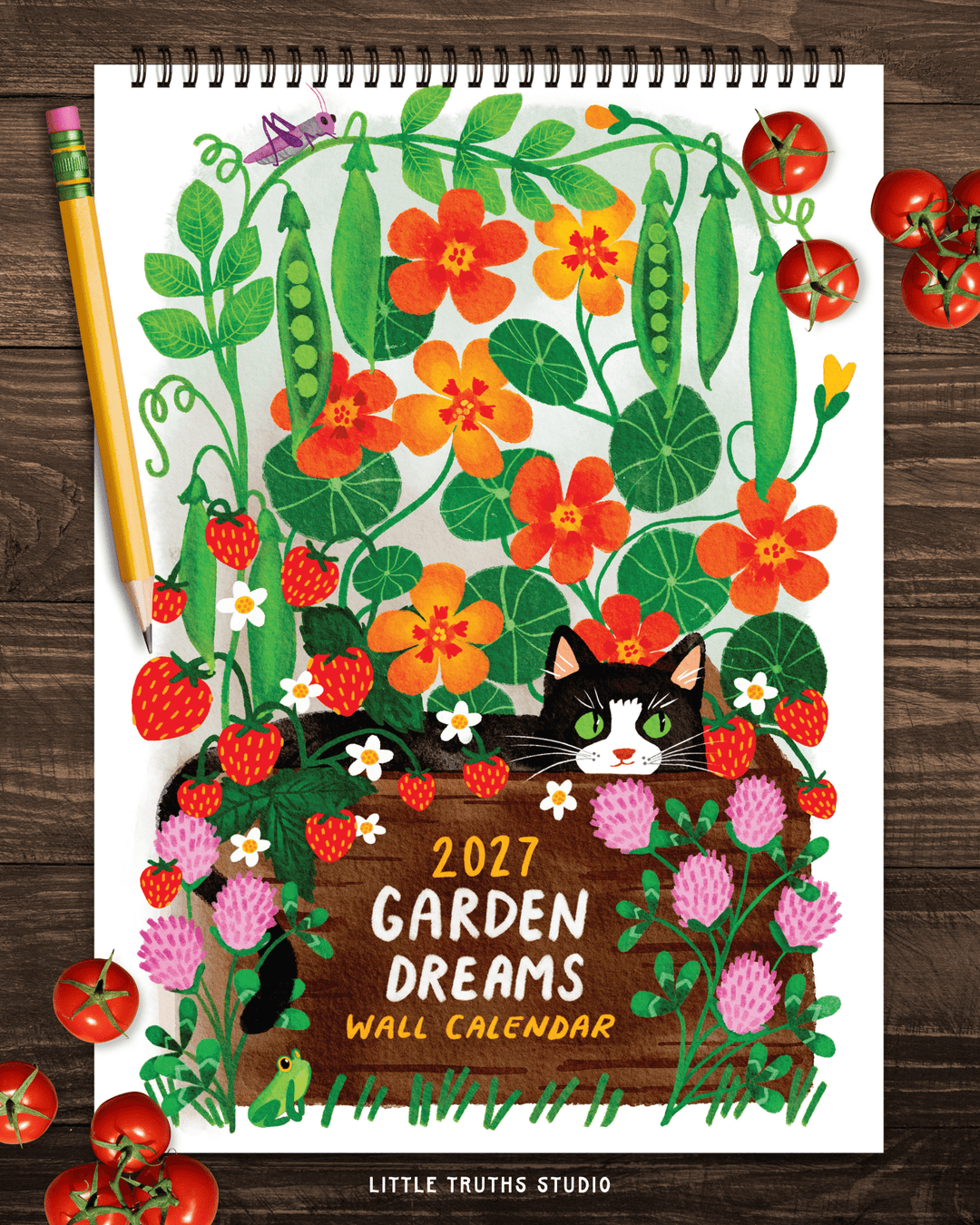 Garden Dreams 2027 Calendar Calendar Little Truths Studio 