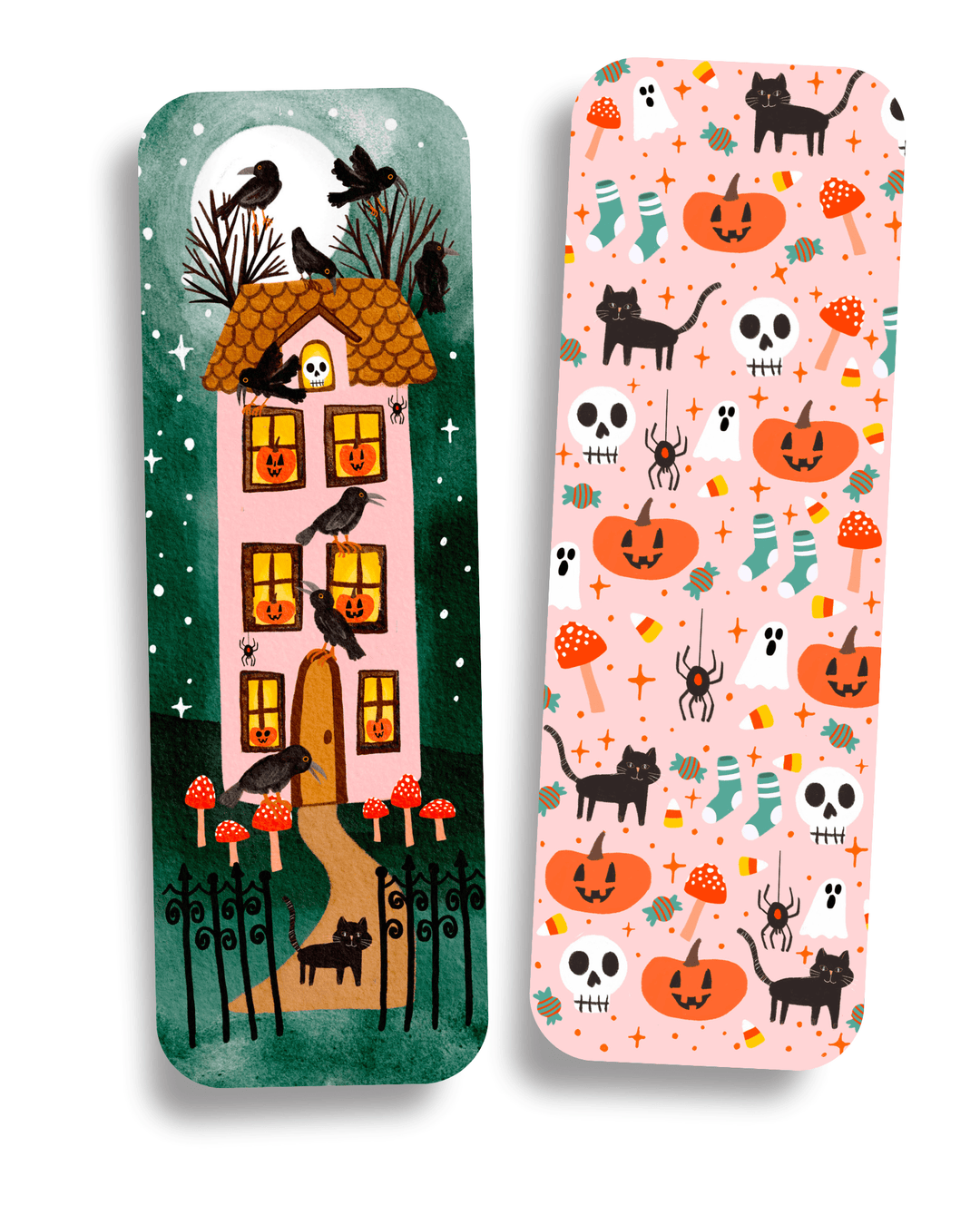 Halloween Bookmark Set Bookmark Little Truths Studio 