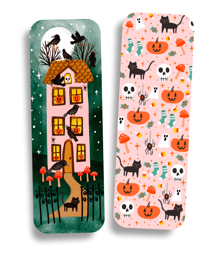 Halloween Bookmark Set Bookmark Little Truths Studio 