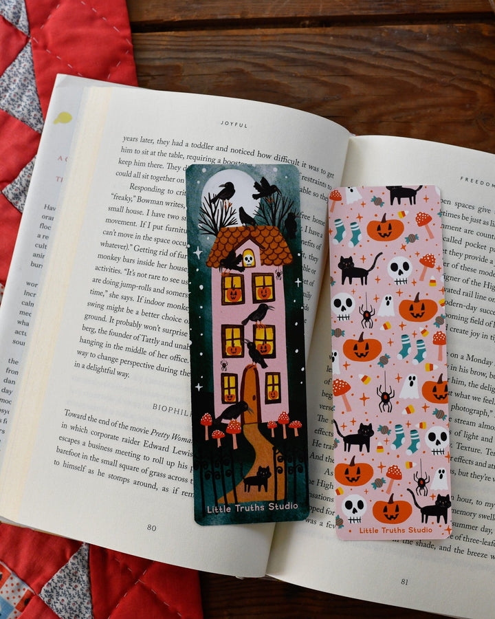 Halloween Bookmark Set Bookmark Little Truths Studio 