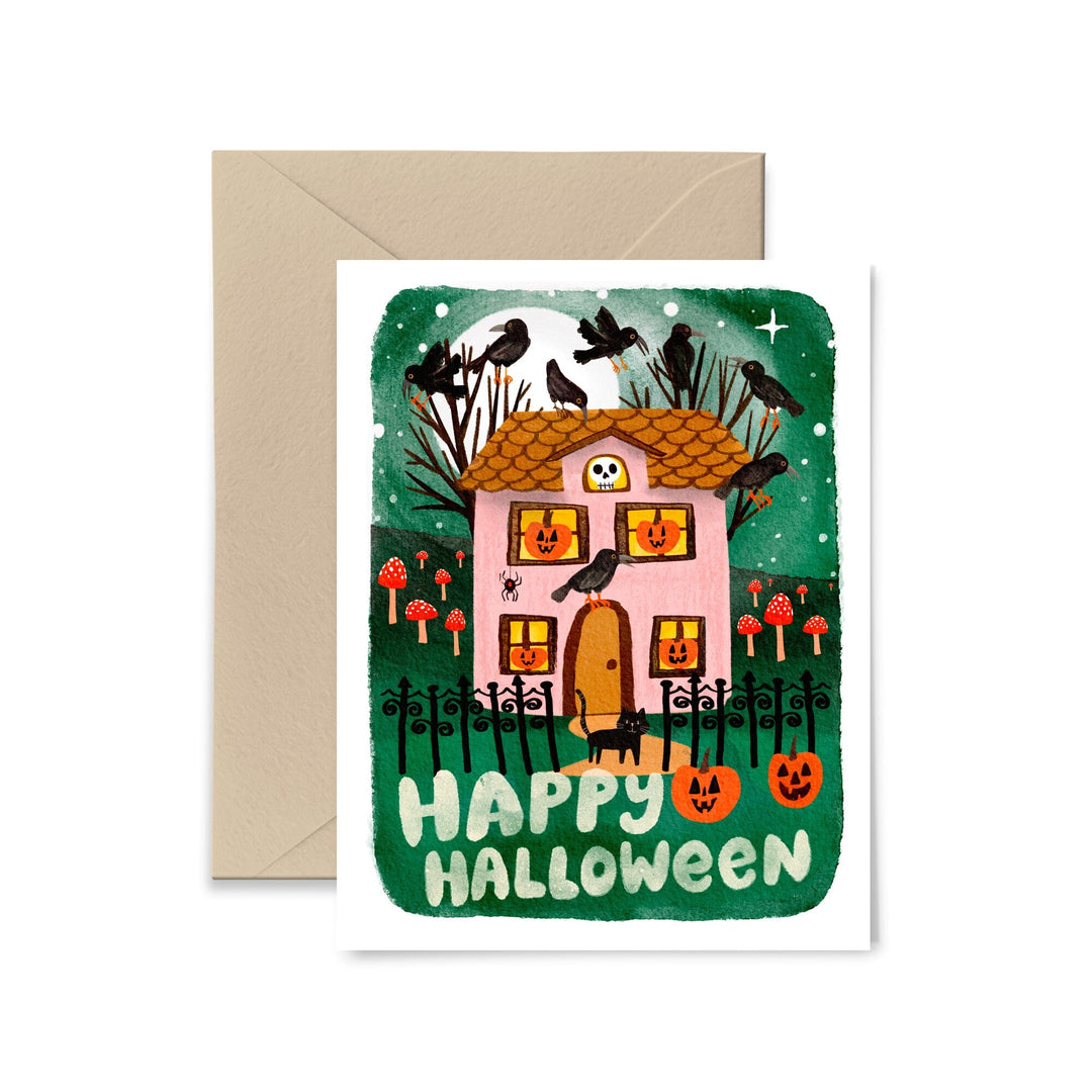 Happy Halloween Greeting Card Greeting Card Little Truths Studio 