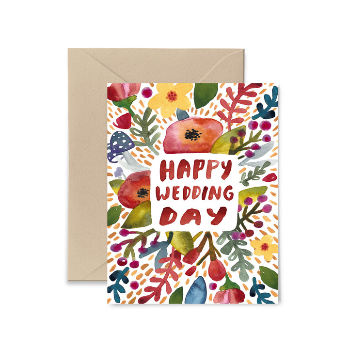 Happy Wedding Day Greeting Card