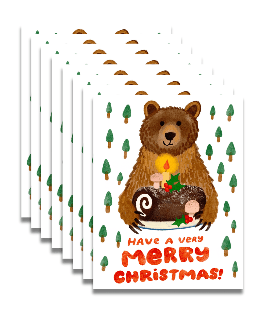 Have a Very Merry Christmas Card Set Greeting Card Set Little Truths Studio 