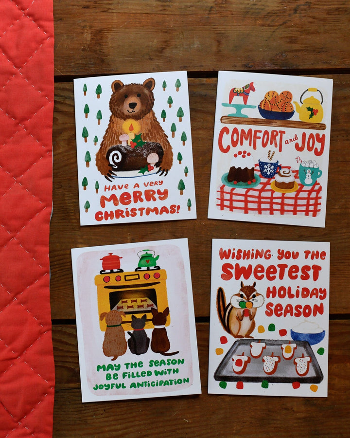 Have a Very Merry Christmas Card Set Greeting Card Set Little Truths Studio 