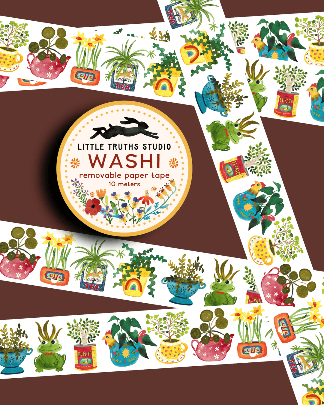 Houseplants Washi Tape Washi Tape Little Truths Studio 