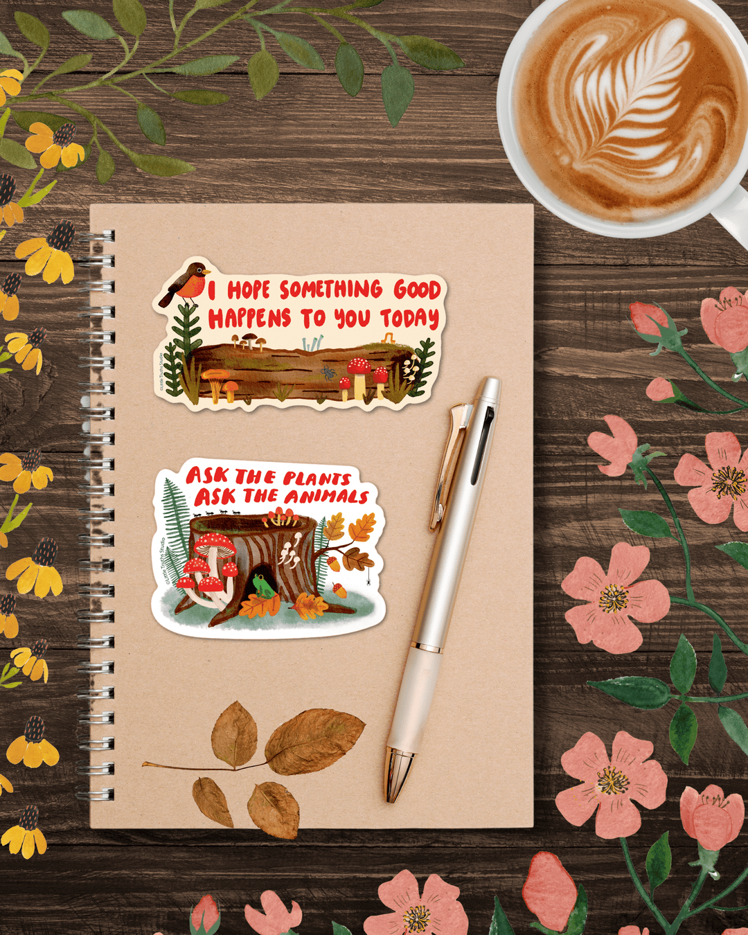 I Hope Something Good Happens To You Today Sticker sticker Little Truths Studio 