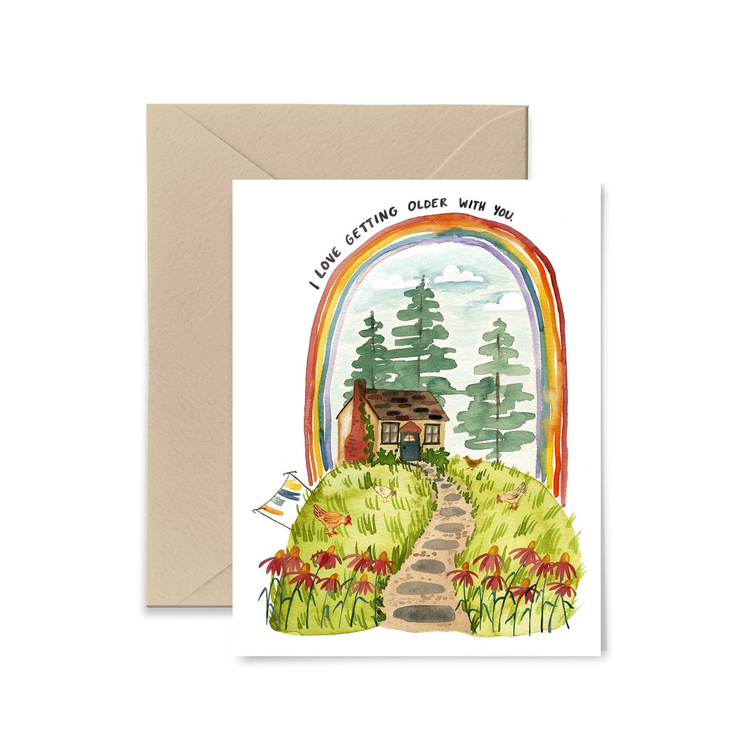 I Love Getting Older With You Greeting Card Greeting Card Little Truths Studio 