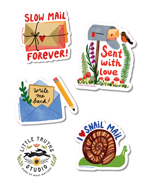 I Love Snail Mail Sticker Pack