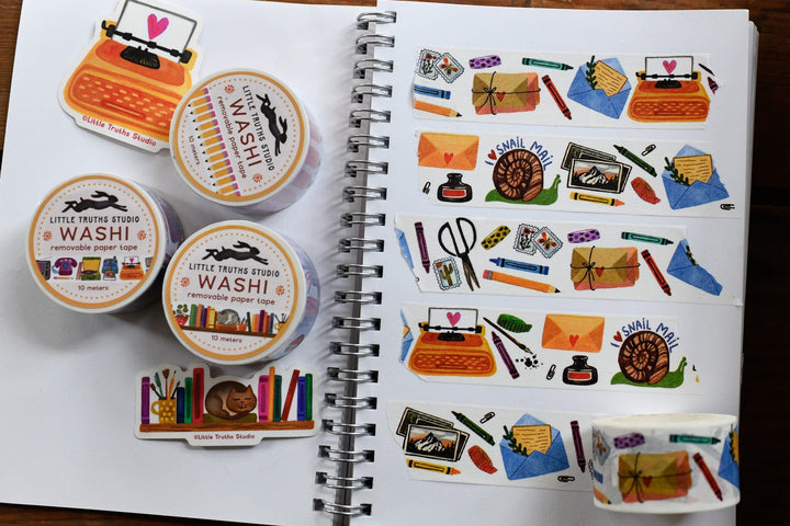 I Love Snail Mail Washi Tape Washi Tape Little Truths Studio 