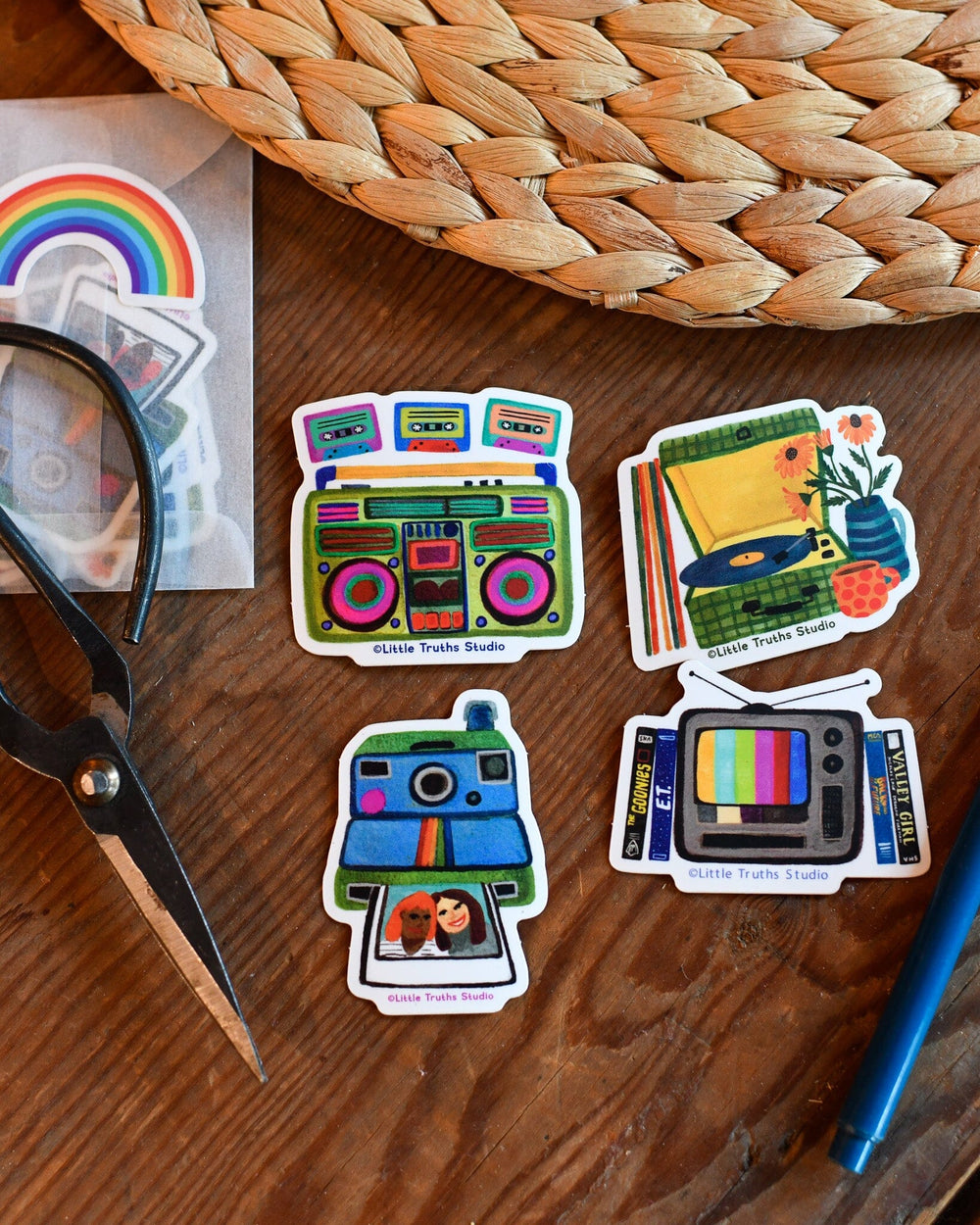 I Love The 80s Letter Writing Kit Letter Writing Paper Little Truths Studio 