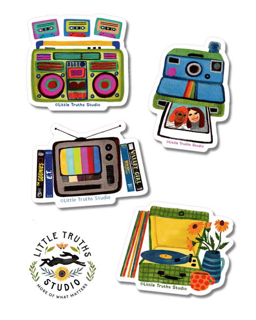 I Love The 80s Sticker Pack