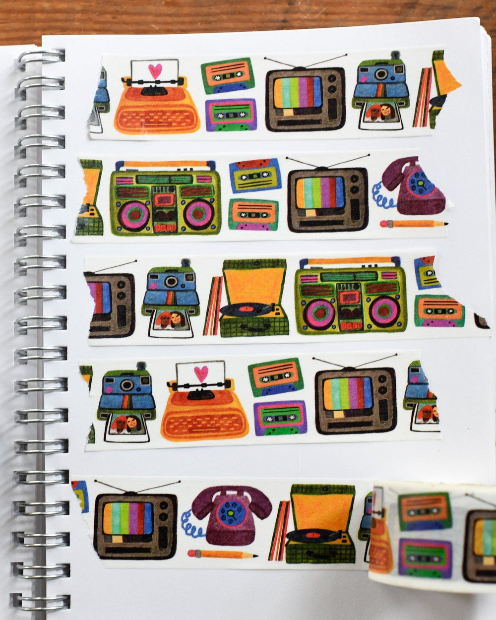 I Love The 80s Washi Tape Washi Tape Little Truths Studio 