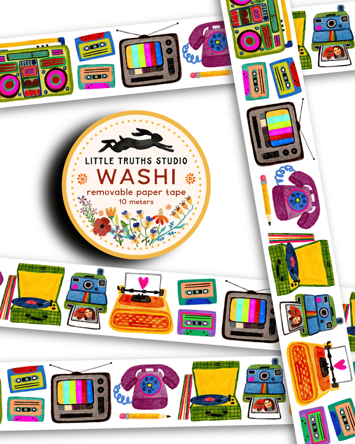 I Love The 80s Washi Tape Washi Tape Little Truths Studio 