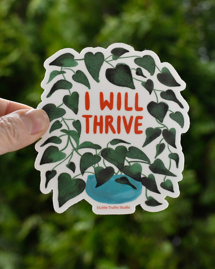 I Will Thrive Sticker sticker Little Truths Studio 