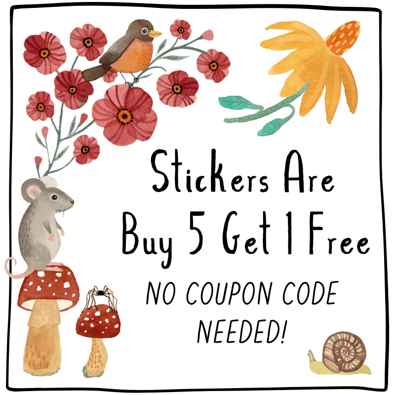 I'm Sick Of Everything and the Everythingness of Everything Sticker sticker Little Truths Studio 