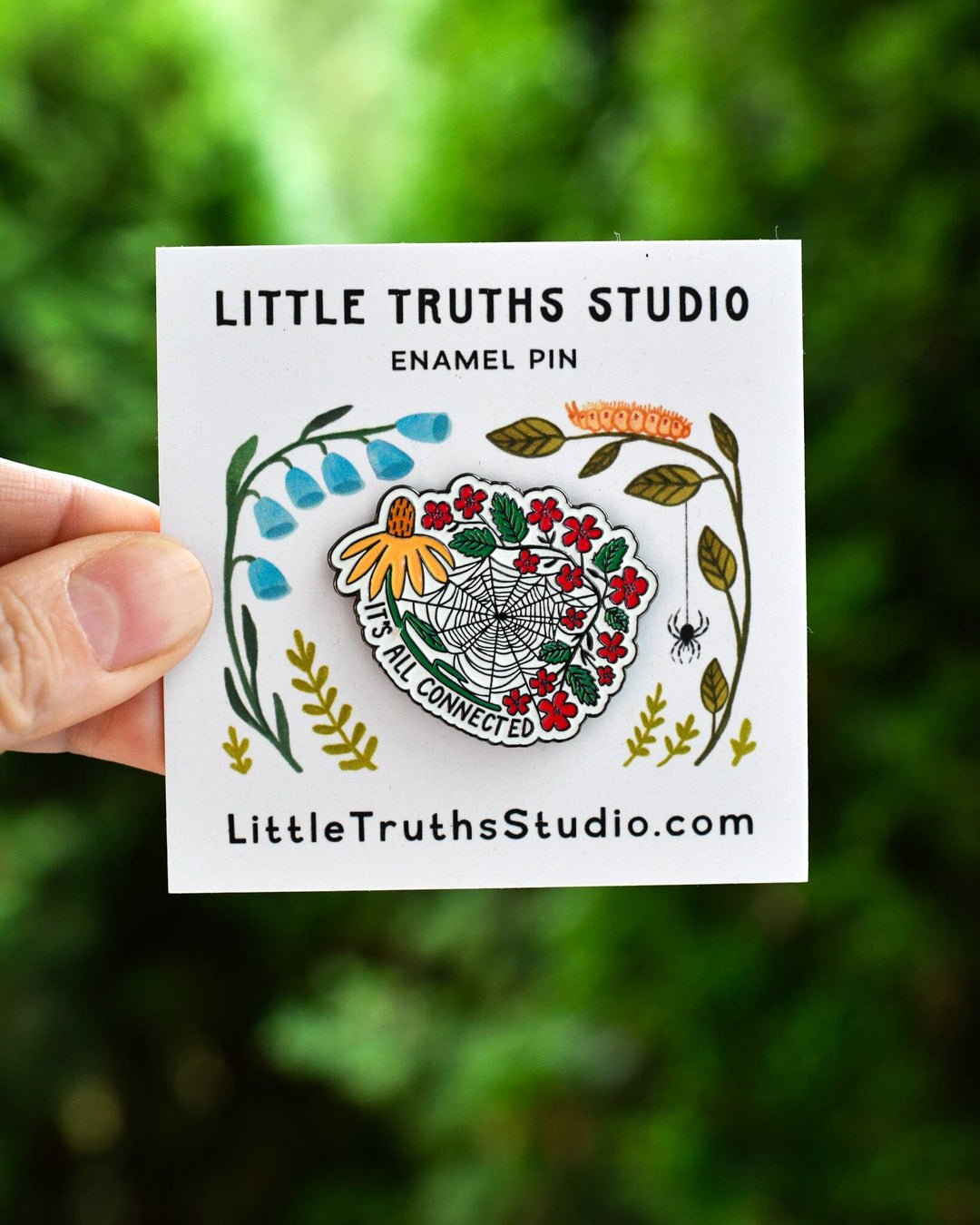 It's All Connected Enamel Pin enamel pin Little Truths Studio 