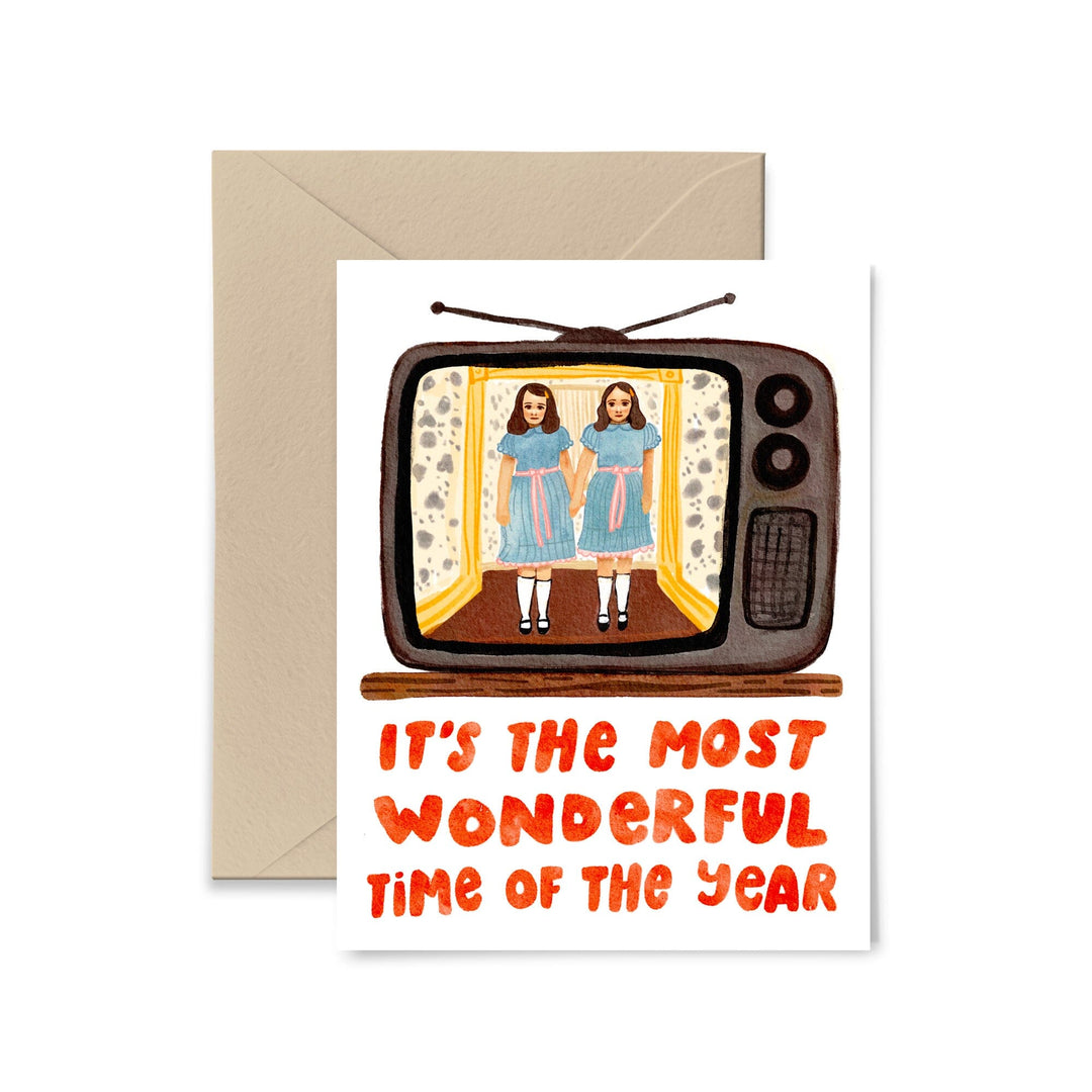 It's The Most Wonderful Time Of The Year Card Greeting Card Little Truths Studio 