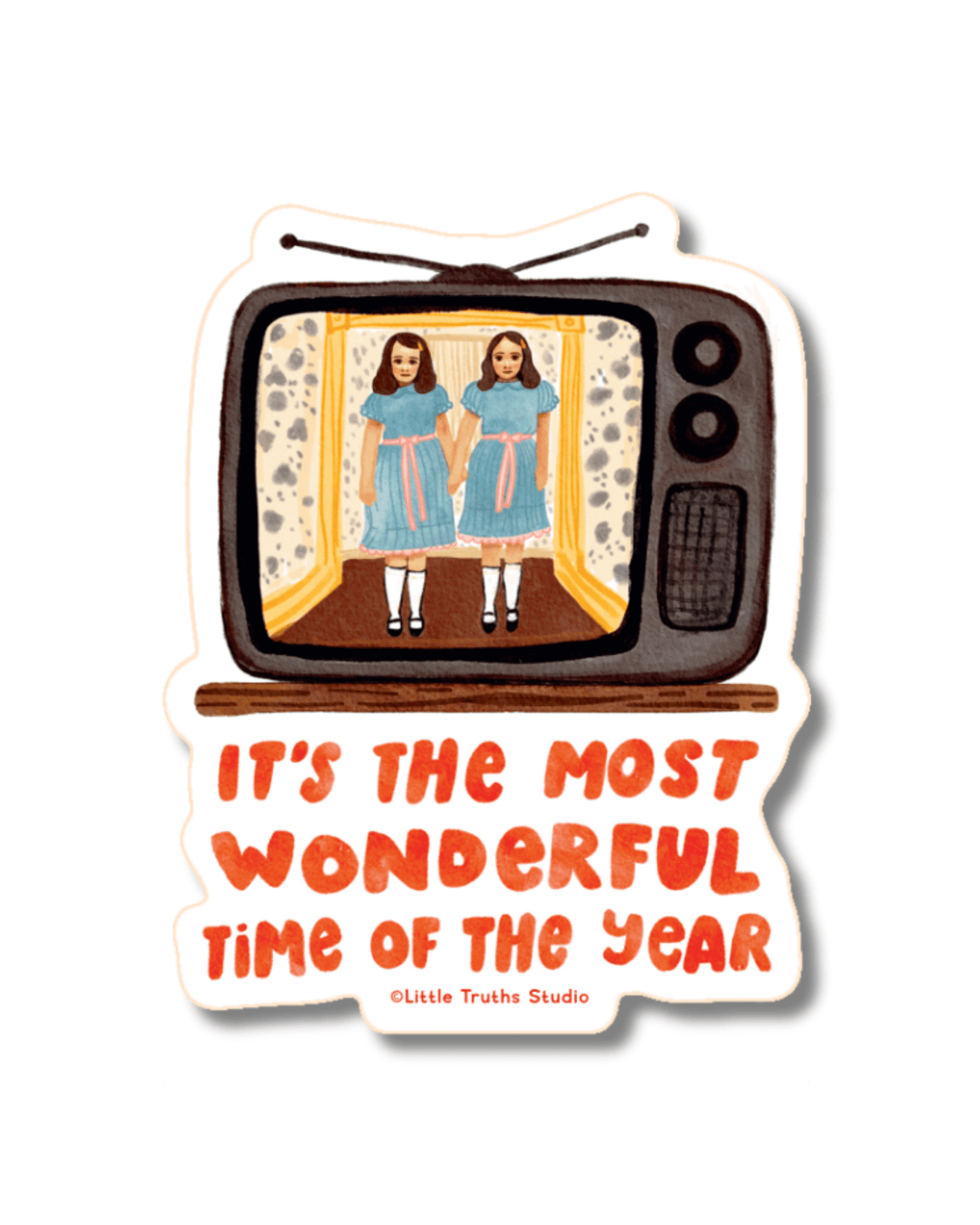 It's The Most Wonderful Time Of The Year Sticker stickers Little Truths Studio 