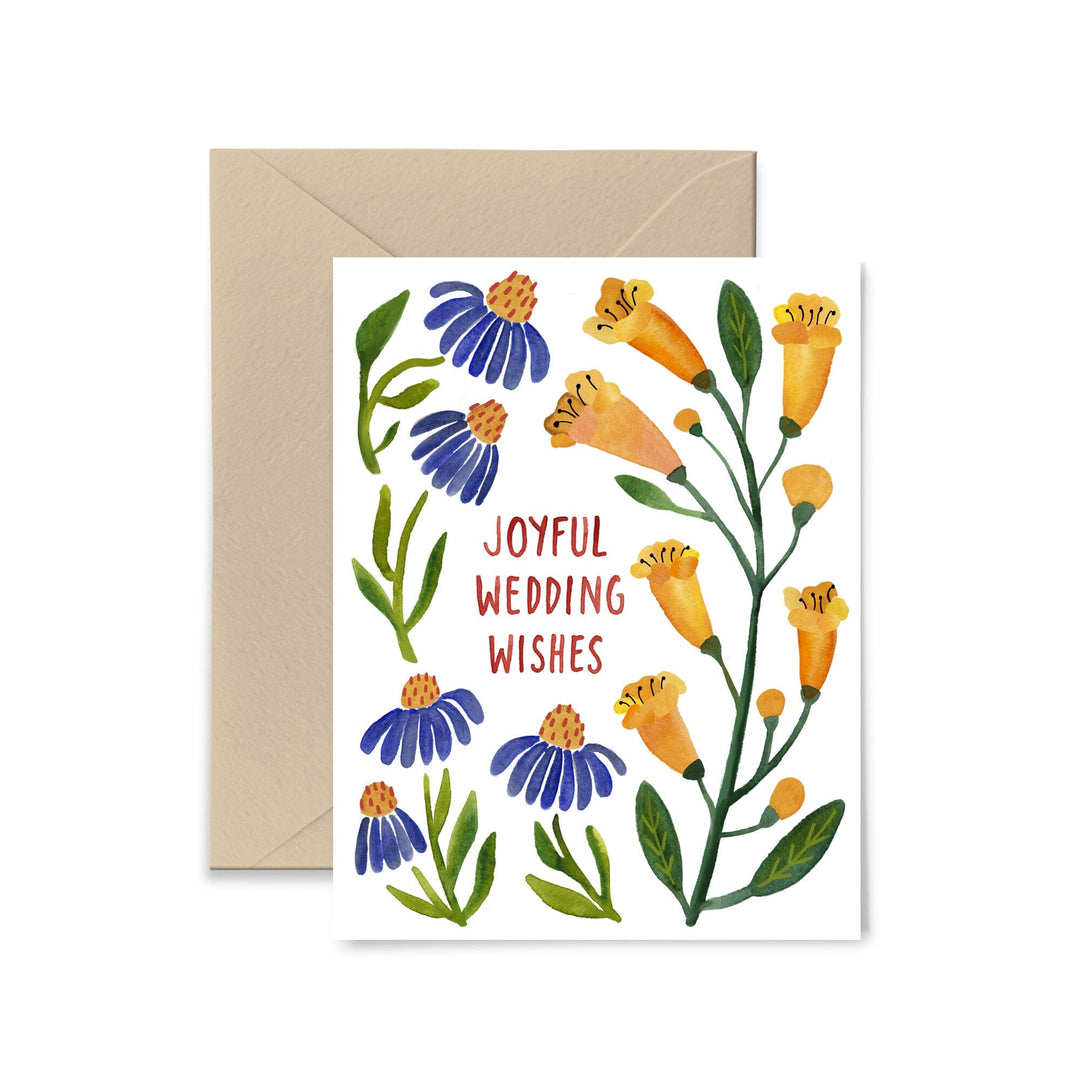 Joyful Wedding Wishes Greeting Card Greeting Card Little Truths Studio 