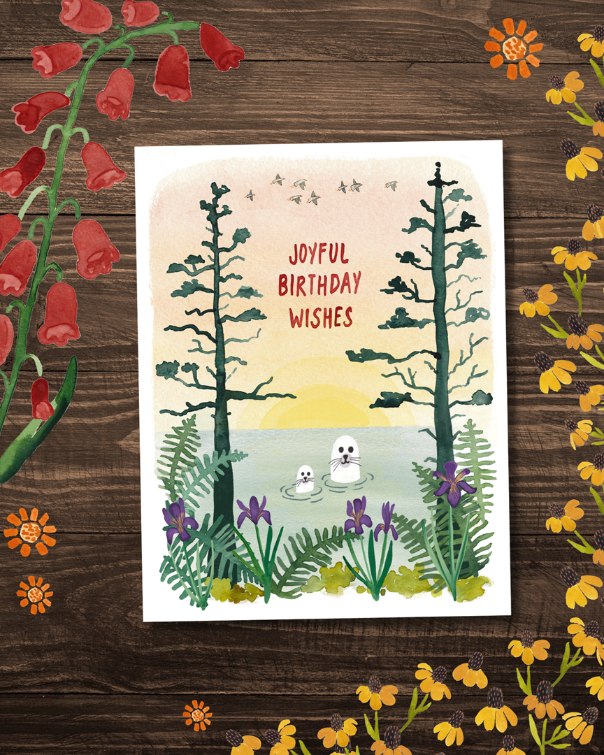 Joyful Birthday Wishes Card