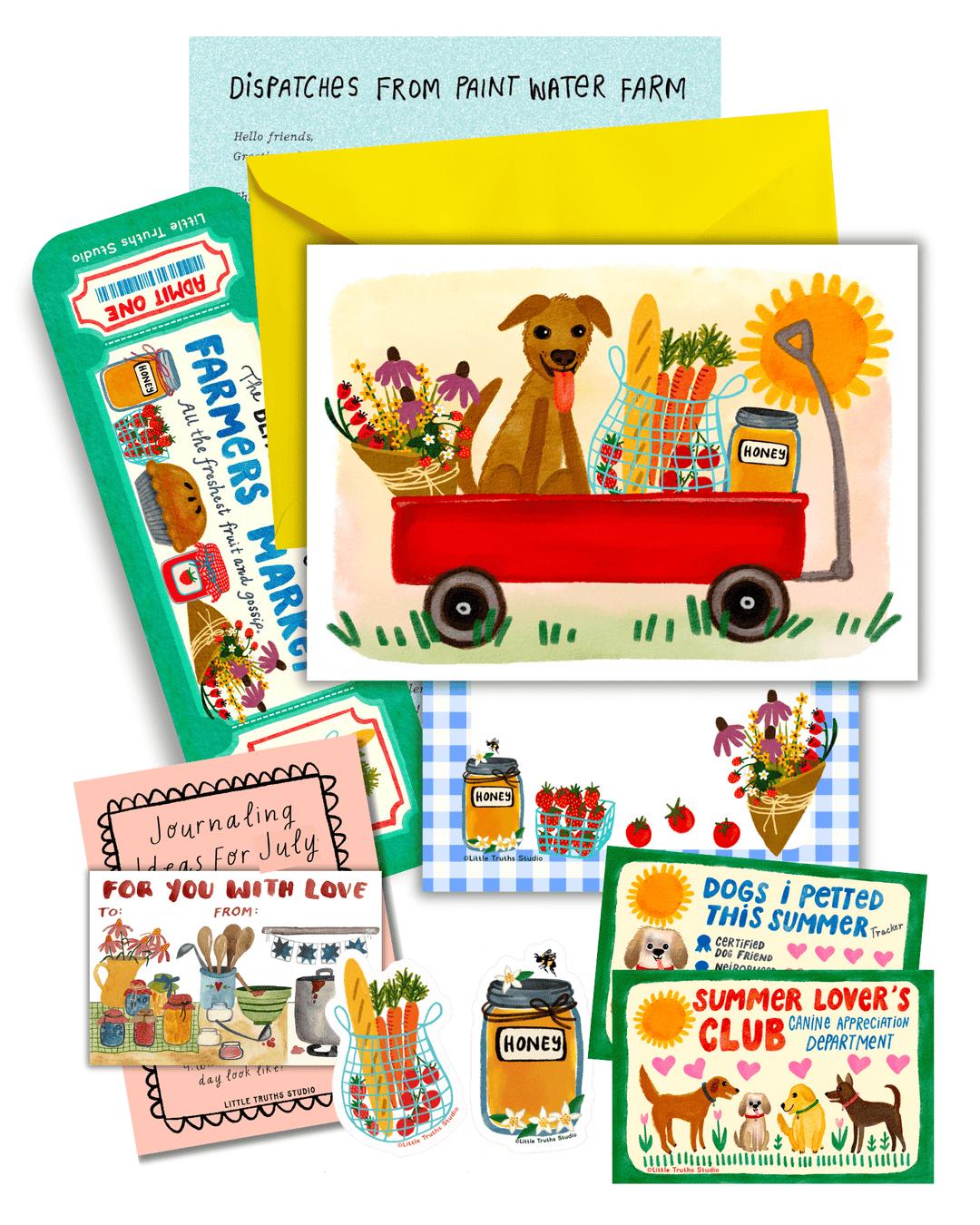 July 2026 Snail Mail Bundle snail mail bundle Little Truths Studio 