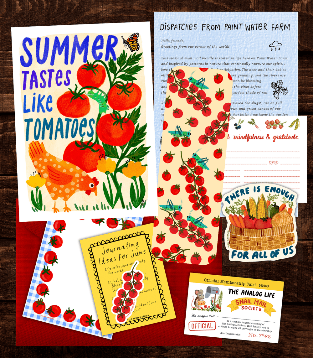 June 2026 Snail Mail Bundle snail mail bundle Little Truths Studio 