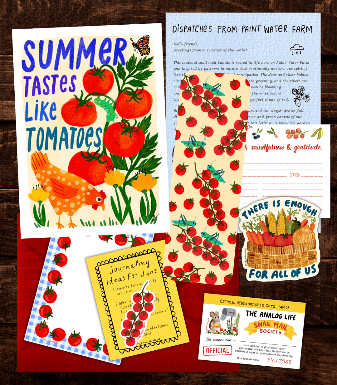 June 2026 Snail Mail Bundle snail mail bundle Little Truths Studio 