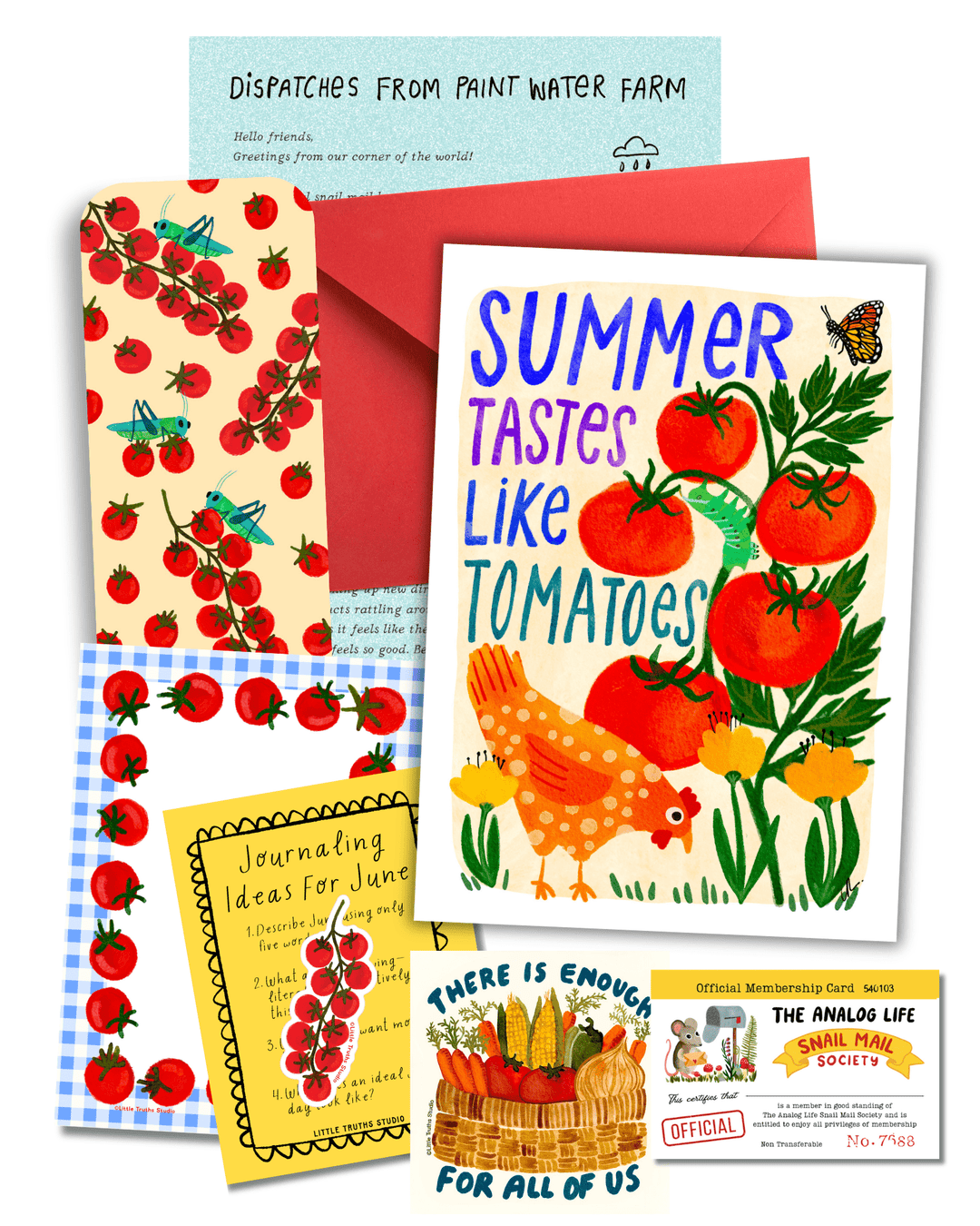 June 2026 Snail Mail Bundle snail mail bundle Little Truths Studio 