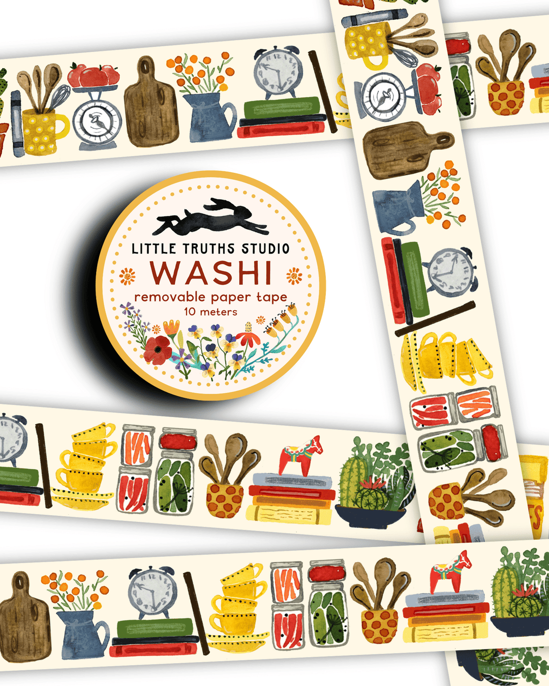 Kitchen Shelves Washi Tape Washi Tape Little Truths Studio 