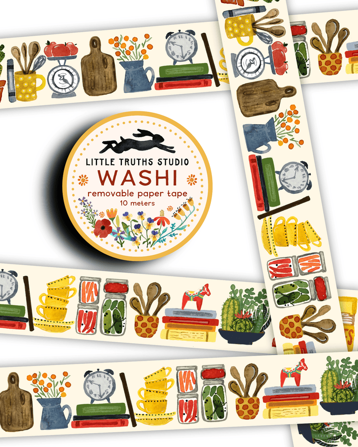 Kitchen Shelves Washi Tape Washi Tape Little Truths Studio 