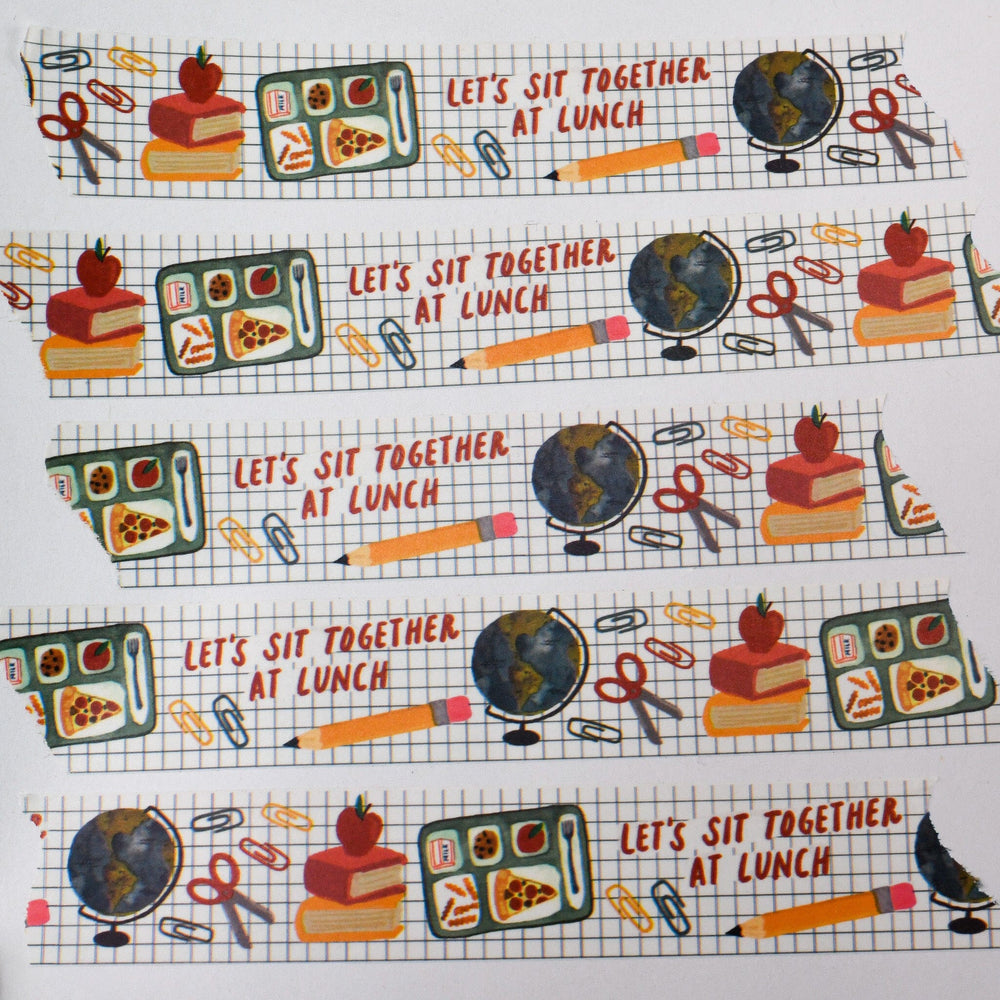 Let's Sit Together At Lunch Washi Tape Washi Tape Little Truths Studio 