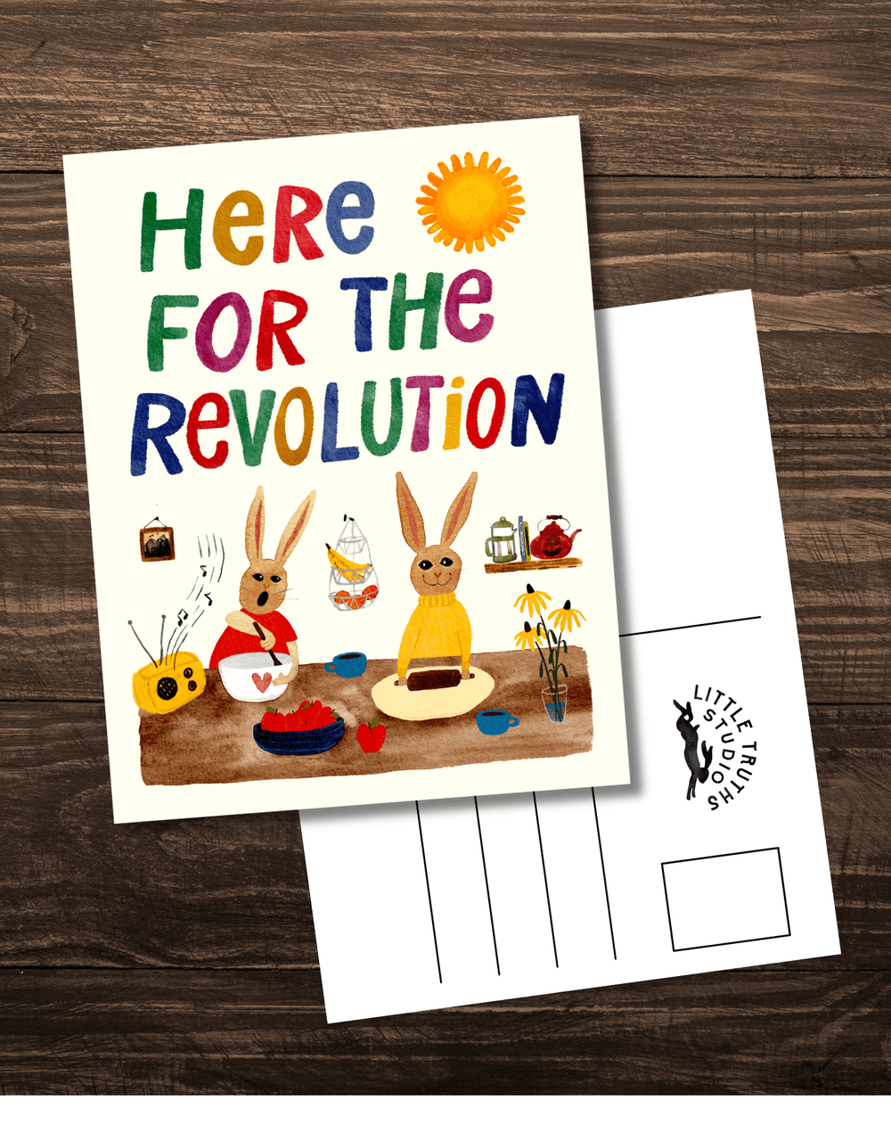 Make Good Trouble 8 Postcard Set Postcard Little Truths Studio 