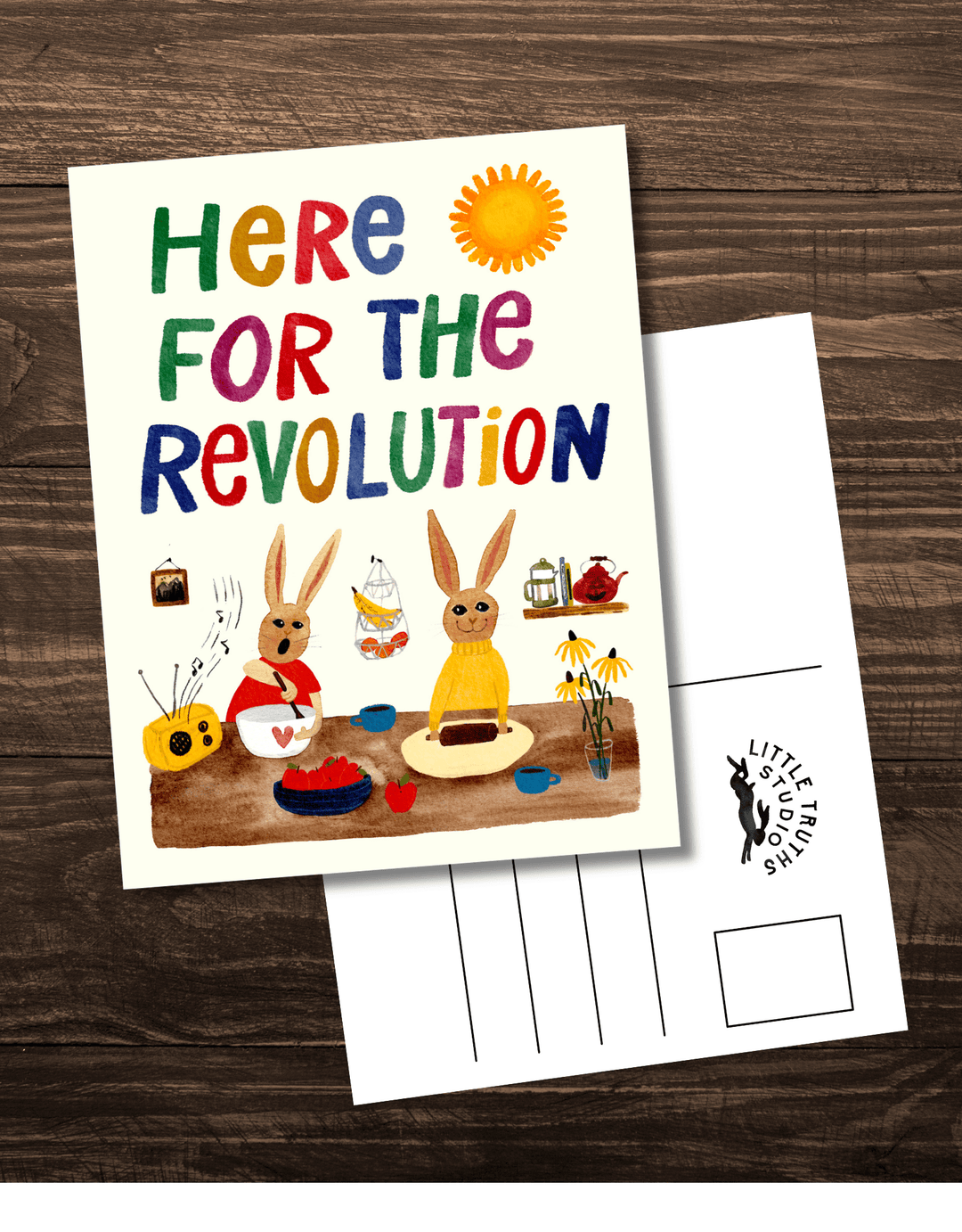 Make Good Trouble 8 Postcard Set Postcard Little Truths Studio 