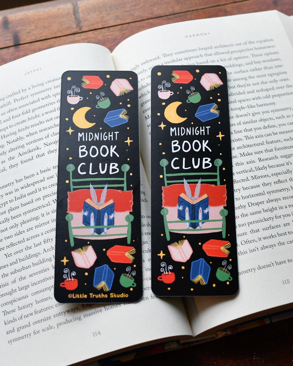 Midnight Book Club Bookmark Bookmark Little Truths Studio 