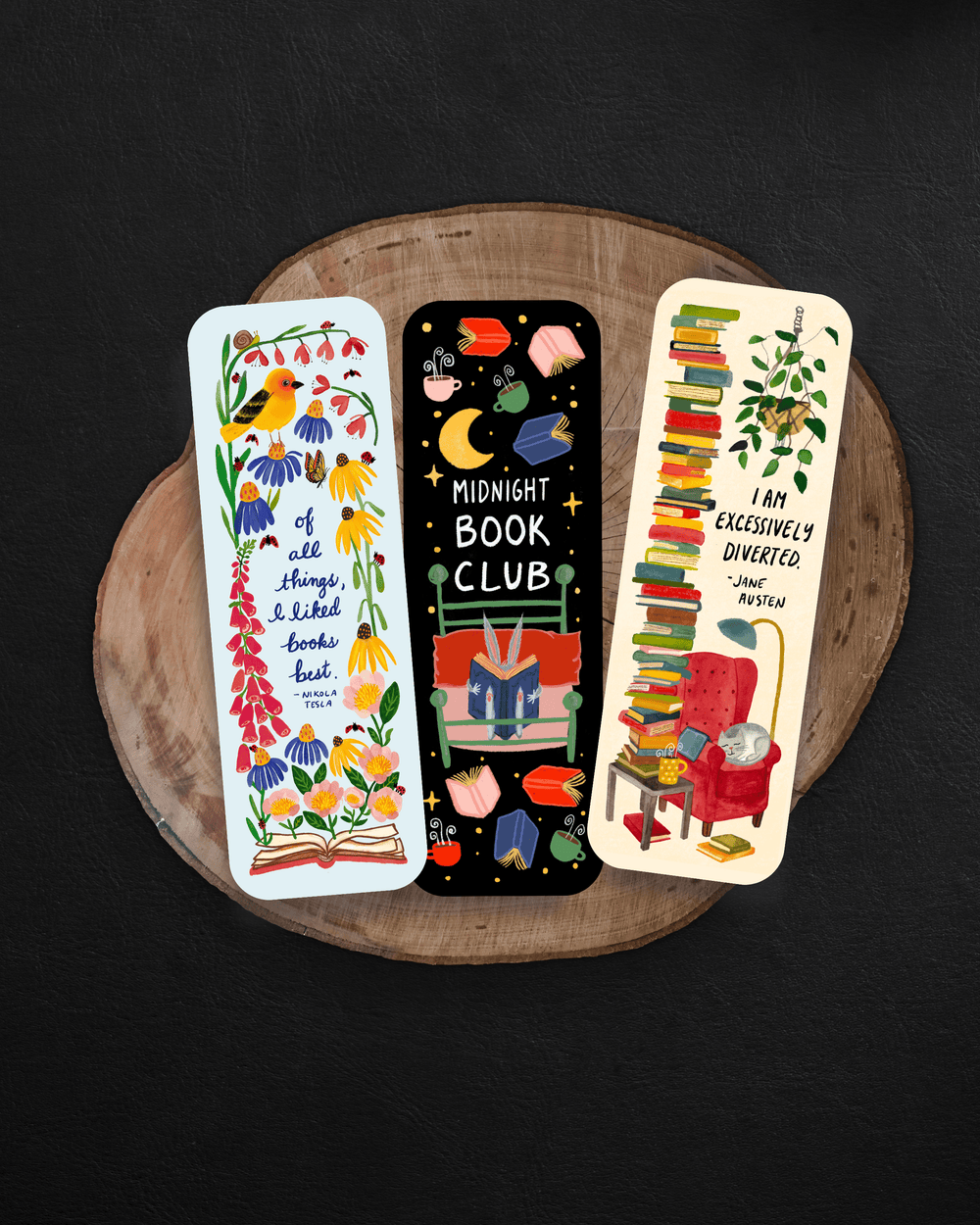 Midnight Book Club Bookmark PRE-ORDER Bookmark Little Truths Studio 