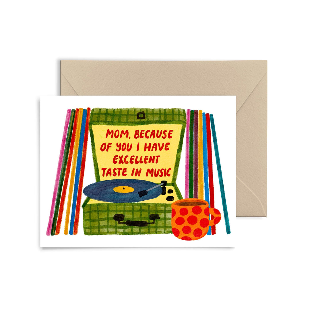 Mom, Because Of You Card Greeting Card Little Truths Studio 